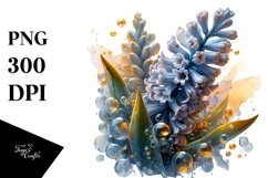 Shiny -like Hyacinth | Clipart Product Image 3