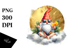 Gnome in Beachwear, Transparent PNG Product Image 1