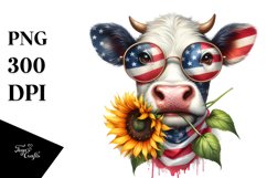 Confused Big-Eyed Cow Clipart Product Image 1