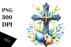 Easter Cross PNG Product Image 1
