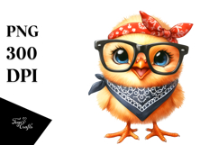 Funny Baby Chick | Bandana | Clipart Product Image 1