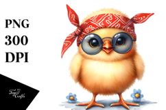 Funny Baby Chick | Bandana | Clipart Product Image 1
