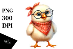 Funny Baby Chick | Bandana | Clipart Product Image 1