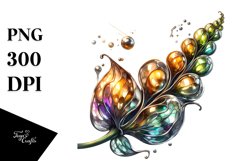 Abstract Shiny Sweet Pea Made of | Clipart Product Image 3