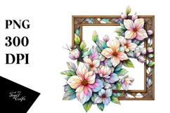 Colorful Stained Jasmine, Transparent PNG Product Image 1