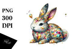 Luxurious Bunny Painting, Transparent PNG Product Image 1