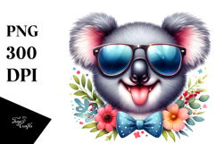 Funny Cute Koala Clipart Product Image 1