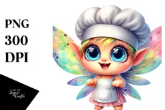 Playful Baby Fairy PNG Product Image 1