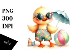 Cute Baby Duck PNG Product Image 1