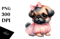 Cute Pug, Transparent PNG Product Image 1
