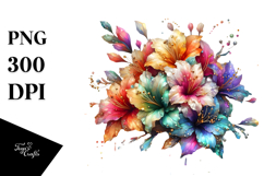 Abstract Shiny Azalea PNG Product Image 1