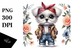 Baby Bandana es Farm Jeans Raincoat | Clipart Product Image 3