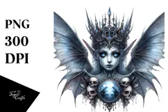 Detailed Gothic Fairy PNG Product Image 1