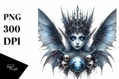 Detailed Gothic Fairy PNG Product Image 3