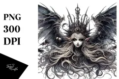 Detailed Gothic Fairy PNG Product Image 1