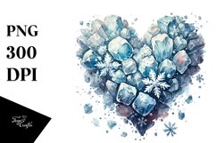 Heart Made of and Ice, Transparent PNG Product Image 1