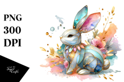 Colorful Bunny with Diamonds Product Image 1