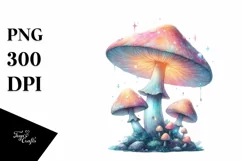 Detailed Magical Mushroom PNG Product Image 3