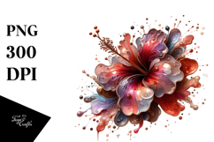 Glossy Hibiscus PNG Product Image 1