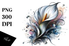 Abstract Shiny Calla Lily Material | Sublimation | Clipart Product Image 1