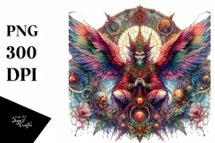 Vibrant Gothic Fairy PNG Product Image 1