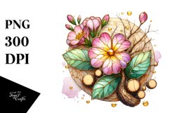 Stained Primrose | Sublimation | Clipart Product Image 3