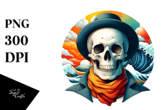 Funny Skull PNG Product Image 1