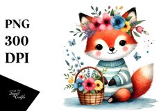 Image of Cute Baby Fox with Quirky Style Product Image 1