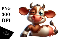 Goofy Baby Calf PNG Product Image 1