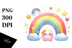 Cute Rainbow PNG Product Image 1