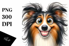 Collie Funny Goofy Smile Teeth | Clipart Product Image 1