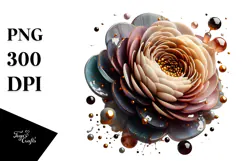 Abstract y Ranunculus, Transparent PNG Product Image 1
