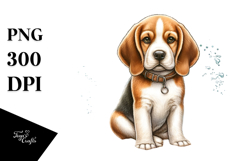 Sublimation Dog Beach Scene Clipart Product Image 1
