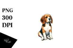 Sublimation Dog Beach Scene Clipart Product Image 1