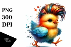 Revolting Baby Chicken with Jeans PNG Product Image 1