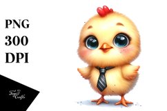 Funny Baby Chiken Clipart Product Image 3