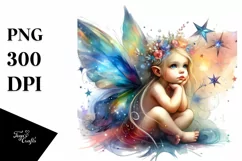 Colorful Fairy Stars PNG Product Image 1