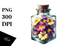 Vibrant Abstract Bottle Clipart Product Image 1