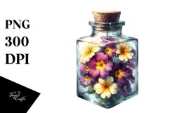 Vibrant Abstract Bottle Clipart Product Image 1