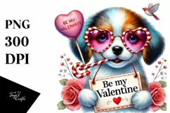 Puppy for Valentine PNG Product Image 1