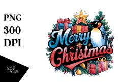 Vibrant Merry Christmas Clipart PNG Product Image 5