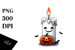 Funny Haunted House Halloween Clipart, PNG Product Image 1