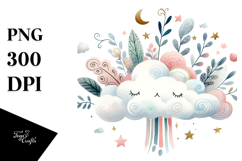 Whimsical Cloud PNG Product Image 1