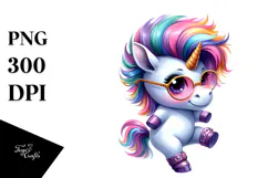 Dancing Baby Unicorn PNG Product Image 1