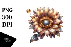 Sunflower Watercolor | Sublimation | Clipart Product Image 3