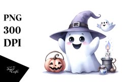 Funny Halloween Ghost | Sublimation | Clipart Product Image 3