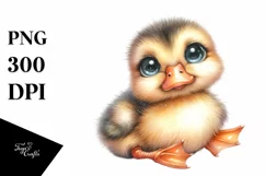 Cute Baby Duck, Transparent PNG Product Image 1