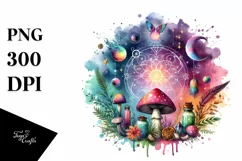 colorful astral journey | Sublimation | Clipart Product Image 3
