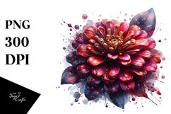 Abstract Shiny Zinnia Clipart Product Image 3