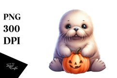 Cute Baby Walrus PNG Product Image 1